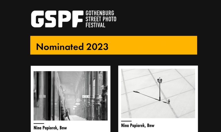 2 Nominations at GSPF Gotheborg Street Photo Festival 2023