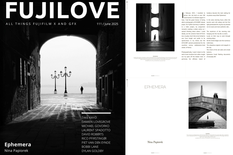 Cover & Photo Essay @ FUJILOVE Magazine